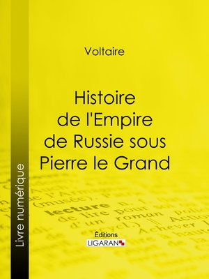 cover image of Histoire de l'Empire de Russie sous Pierre le Grand